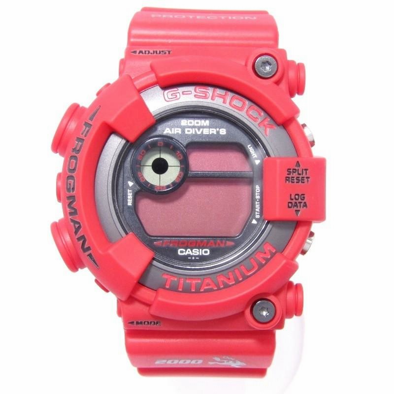 未使用 G-SHOCK Gショック DW-8200NT-4JR FROGMAN 2000 赤蛙 1000本 限定 フロッグマン シリアル入り レッド  赤 電池切れ CASIOカシオ 腕時計 中古 28001597 | LINEブランドカタログ