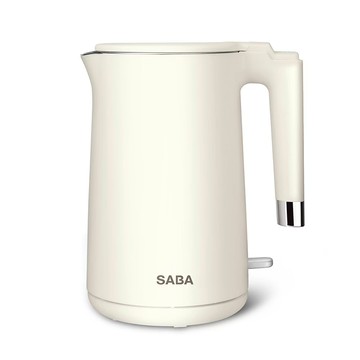 【SABA】1.7L雙層防燙快煮壺 SA-HK43