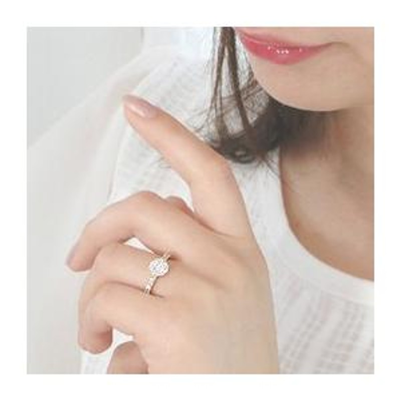 K18YG ゴールド ダイヤモンド ダイヤ 指輪 リング 花 フラワー 大粒 エレガント 上品 0.8ct ber0245 | LINEブランドカタログ