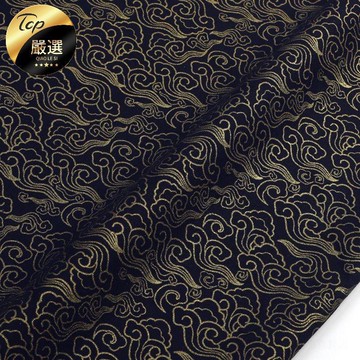 💥挑戰最低💥 和風 燙金 古風 印花布 手工衣 服裝 旗袍 漢服 民族風 面料 棉麻 布純 棉布料