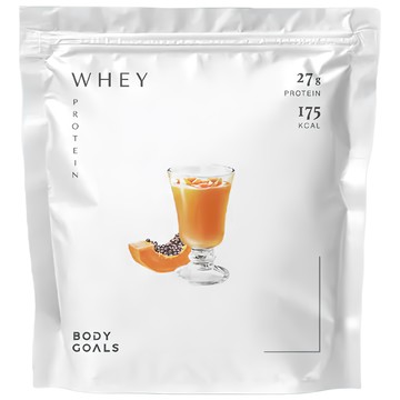 BODY GOALS 多效乳清蛋白飲 PRO大包裝 木瓜牛奶  1kg  1個