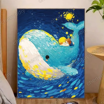 💛盒裝💛台中寄出💛 DIY鑽石貼畫 5D鑽石畫 點鑽畫 DIY立體鑽貼畫 鑽石貼 貼鑽畫鑽畫手工藝手作圓形鑽