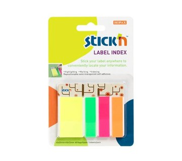 N次貼 66525-透明隨身標籤 120張/3片 4色【APP滿額下單10%點數(單一帳號最高5000點)】1/31止