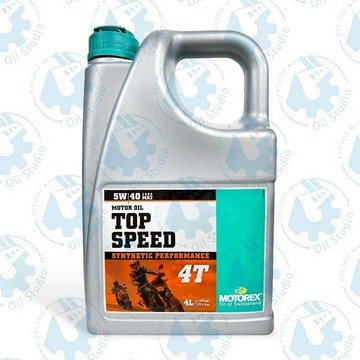 《油工坊》MOTOREX TOP SPEED 4T 5W40 機車 合成