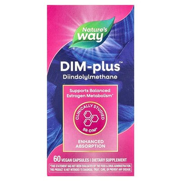 Nature's Way, DIM-Plus™，60 粒全素膠囊