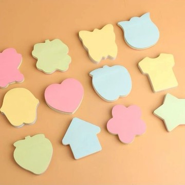 【STU】造型彩色便利貼 100頁便利貼 創意便利貼 彩色便籤紙 便條紙 N次貼 便利貼 易撕牆貼