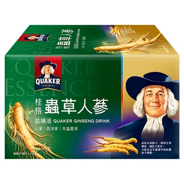 QUAKER 桂格 冬蟲夏草養氣人蔘  6罐  60ml  1盒