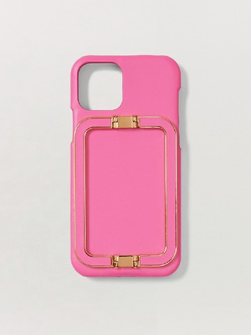 Liney Neon Pink iPhone Case