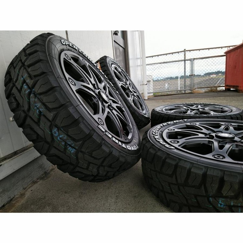 サマータイヤ TOYO オープンカントリー RT ホワイトレター 165/60R15 人気 ハイゼットジャンボ タイヤホイール MUD-X |  LINEショッピング