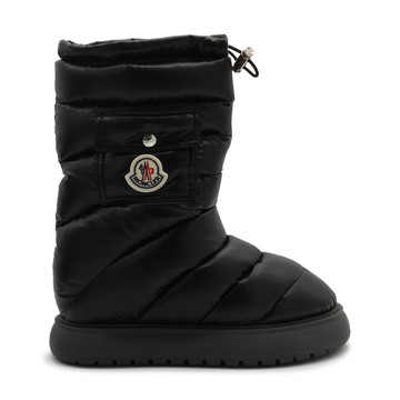 Moncler - Black Puffer Gaia Pocket Mid Snow Boots