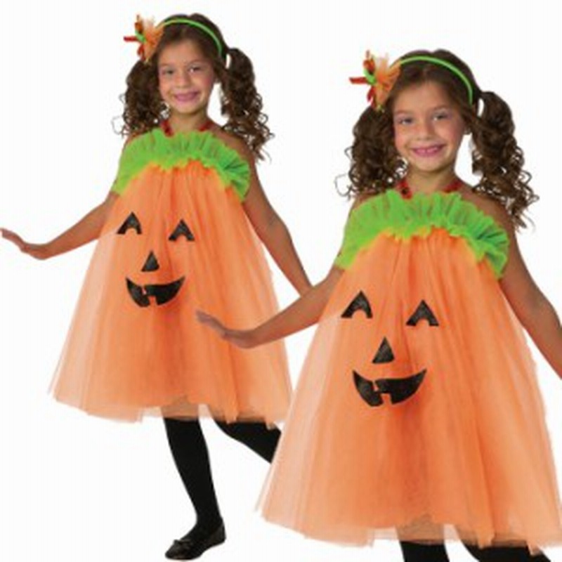 ハロウィン 衣装 子供 コスプレ かぼちゃ パンプキン チュチュ ドレス 仮装 コスチューム ハロウィンパーティー 通販 Lineポイント最大1 0 Get Lineショッピング