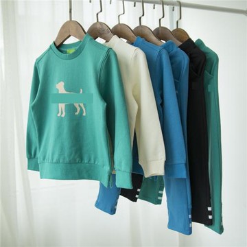 韓原~很好看面料又軟~男童女童小毛圈棉細膩柔軟衛衣+衛褲套裝