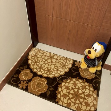 Fuwaly｜超細纖維止滑膠底地墊_綉-58x88cm