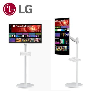 【LG 樂金】32型 HoMIE機 Pro 3S 移動式智慧聯網螢幕組｜單純配送【三井3C】