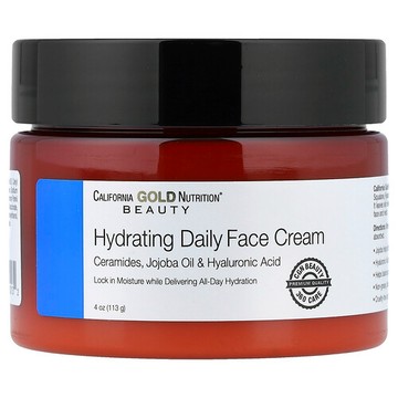 California Gold Nutrition, Beauty, Hydrating Daily Face Cream, 4 oz (113 g)