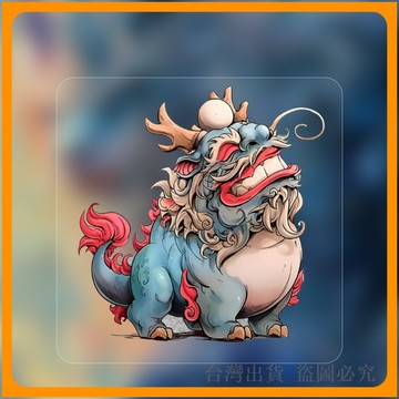 *臺灣出貨*山海經異獸貔貅國風 裝飾 行李箱車機車汽車車身油箱蓋車 貼紙 臺灣熱賣 車貼 頭盔貼 行李箱貼紙 貼紙