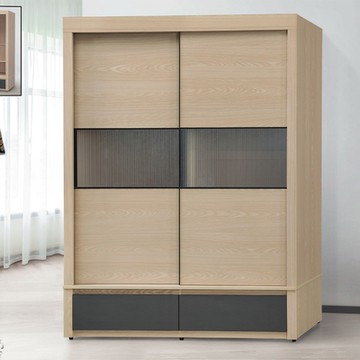 MUNA家居  歐克推門5X7衣櫥(2057)  152X62X200cm