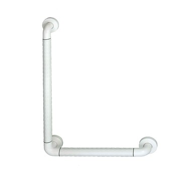 【海夫健康生活館】睦霖興業 金美 抗菌防滑 走廊樓梯浴廁 L型扶手