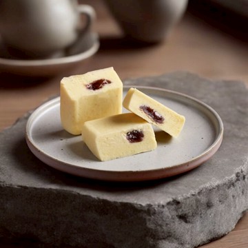 快速出貨 / 節慶送禮 / 中秋送禮🎁【港記酥皇】翡翠綠豆糕20入禮盒(奶素可食)－原味紅豆沙