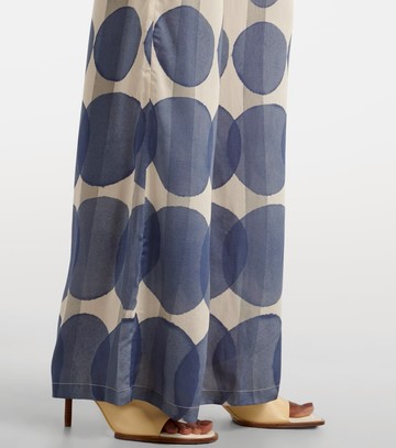 Adriana Degreas Polka-dot wide-leg pants