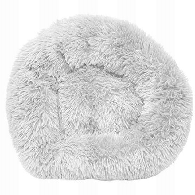 Pet Life 〓 'Nestler' High-Grade Plush and Soft Rounded Dog Bed並行輸入