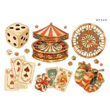 【6 月新品】20-134-0346 裁切紙 馬戲團風格