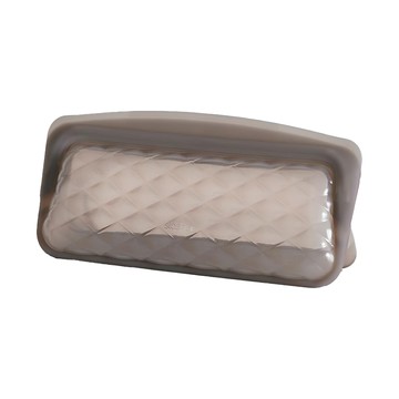 stasher 美妝收納矽膠密封袋 筆袋  奶茶色  24 x 10.8 x 7.6cm