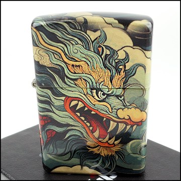 【ZIPPO】美系 Dragon Fusion-東方龍圖案-540融合工法打火機 NO.46705