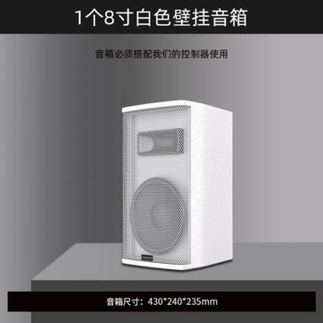 (免運)8寸壁掛專業會議室舞蹈室內音箱k歌健身房酒吧重低音無線音響套裝