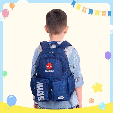 【IMPACT】怡寶兒童包 | 蜘蛛人A4後背包-深藍