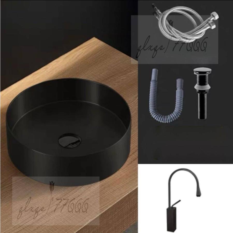 高級洗面台 洗面ボウルセット．洗面ボール 陶器 手水鉢 手洗器 手洗い  