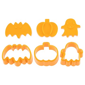 KAI 貝印 萬聖節造型壓模組 DL-8070  2.7 x 4.3cm + 2.6 x 3.5cm + 3 x 3.2cm  1組