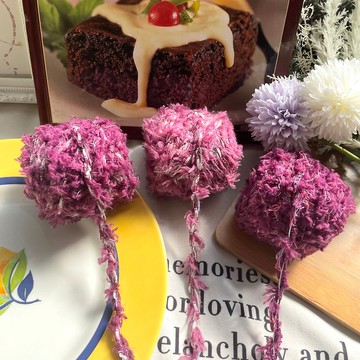 【粒線桔】三股混合紗線-魔幻紫調 | 一卷50公克/1pcs(50g)