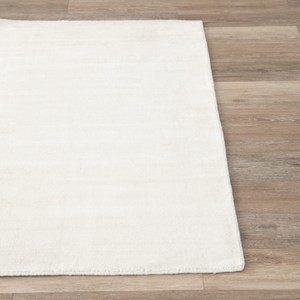 克萊歐編織竹纖維地毯 80x150cm 奶白