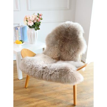 澳洲冬季保暖羊毛羊皮椅子墊坐墊毛毛墊羊毛毯整張羊皮加厚沙發墊