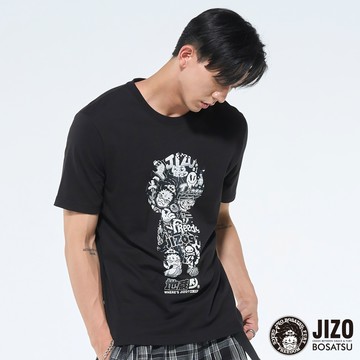 【買1送1】地藏在哪裡-漫畫滿版短TEE(黑) - BLUE WAY  地藏小王