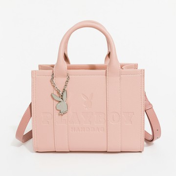 PLAYBOY - 手提包附長背帶 Trendy系列 - 粉色