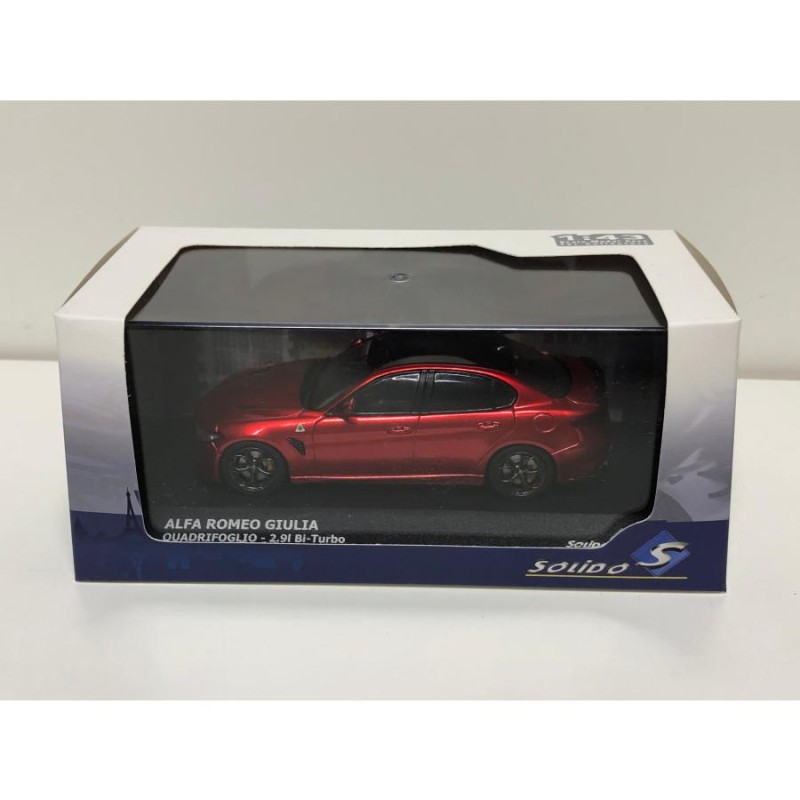 solido 1/43 Alfa Romeo Giulia Quadrifoglio レッドメタリック