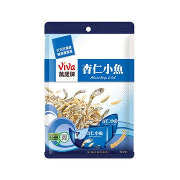 聯華萬歲牌隨手包80g-杏仁小魚