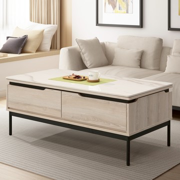 直人木業-GINO120公分陶板大茶几