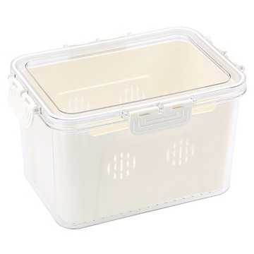 生活采家 加厚瀝水保鮮盒 高款  75003 24 x 17 x 14.2cm 565g 3L  1個