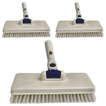 Easy Cleaning Solution 潔田屋 360度全方位刷頭 快接式  米色  3個