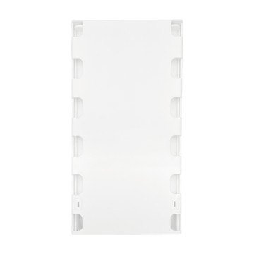 minono 米諾諾 不留痕直式抽屜收納盒 22.6 x 12.2 x 4.7cm 不鏽鋼貼片9 x 9cm  白色  1個