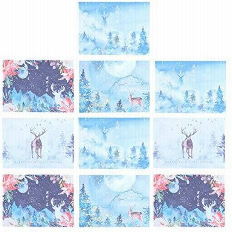 Tinksky 10セット レターセット 便箋 封筒付 高級 手紙 おしゃれ 野鹿の森 お祝い 感謝祭 挨拶状 結婚式 ラブレタ 通販 Lineポイント最大0 5 Get Lineショッピング