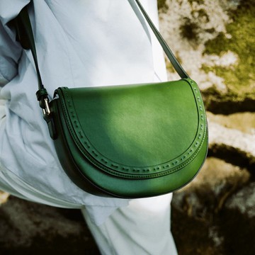 SOULMATTE 月亮 手提包 斜背包 仙人掌純素皮革 環保時尚