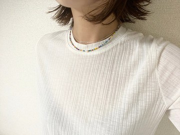 珠子項鍊磁鐵可拆卸多彩