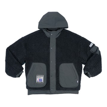 NBA 拼接 羊羔絨 連帽外套 3555144420