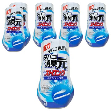 KOBAYASHI 小林製藥 消臭元 室內芳香消臭元 消除菸味 淺藍  6瓶  400ml