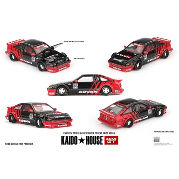 KAIDO x MINIGT 214 1/64 豐田 Toyota AE86 Sprinter Trueno ADVAN