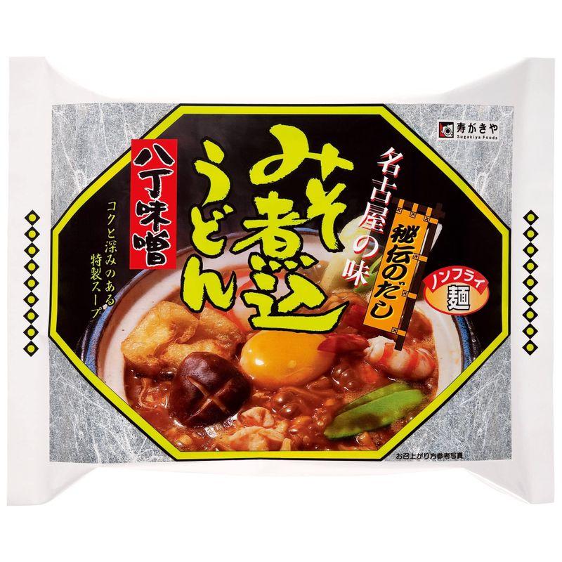 寿がきや 即席八丁味噌煮込うどん 114g×12個